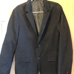 Gap black cotton blazer, size M